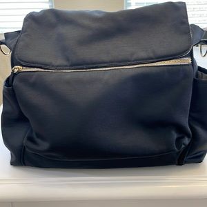Pottery Barn Kids - "The Ultimate" Convertible Diaper Bag - Gently Used - Black